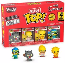 Asmodee FUNKO Bitty POP! Figūrėlių rinkinys: The Simpsons, ~3 cm (4 vnt.)