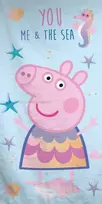Brandmac Peppa Pig ir jūra rankšluostis, paplūdimio rankšluostis 70x140cm