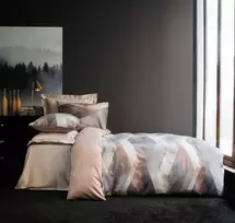 Patalynės komplektas Domoletti Lovos užvalkalų komplektas „Twist Earth Sat“ 300TC 200x220