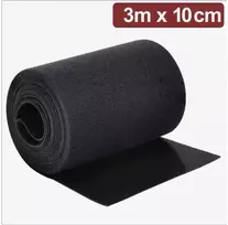 Quadrios 24CA312 Lipni juosta surišimui, lipni dalis, ilgis x plotis 3 m 10 cm, juoda, 3 (24CA312)