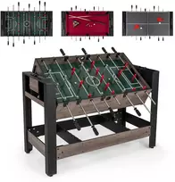 Promotions Žaidimų stalas, 3-in-1 Combo, 124.5x61x83.8 cm, rudas