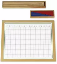 Dėlionė TimeTEX Atimties lazdelų lentelė mediniame rėmelyje "Montessori Premium" (TT94448)