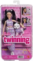Mattel Lėlė Barbie Jednakowa Stylizacja Lėlė i Piesek Twinning + priedai