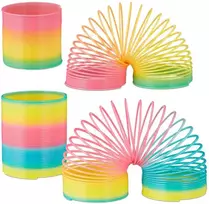 Relaxdays Spyruoklių žaislų rinkinys, 10x8.5 cm, įvairiaspalvis, plastikas
