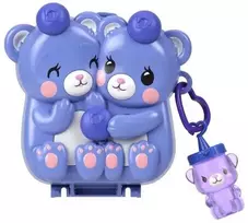 Mattel Polly Pocket Rinkinys Kompaktowy Jagodowe Misie figurki + priedai