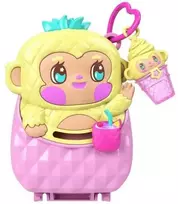 Mattel Polly Pocket Rinkinys Compact Pineapple Monkey figūrėlės + priedai