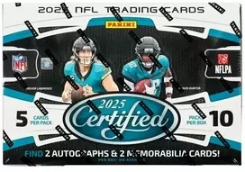 Panini Certified Football Hobby Box 2025