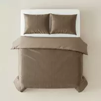 Patalynės komplektas Sleeptime Mikroperkalio patalynė Velvet Lining smėlio spalvos 200x220