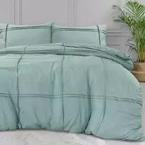 Patalynės komplektas Sleeptime Mikropluošto patalynė Washed Tufted žalia 140x200