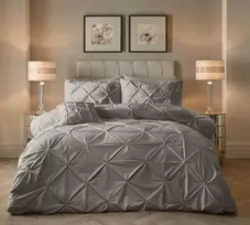 Patalynės komplektas Sleeptime Mikroperkalio patalynė Velvet Pintuck smėlio spalvos 200x220