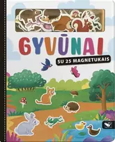 KNYGA Gyvūnai. Su 25 magnetukais