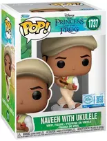 FUNKO POP! Vinilinė figūrėlė: Princesė ir varlius - Naveen su ukulele, 9 cm