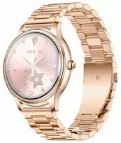 Išmanusis laikrodis COLMI L28 Smart Watch (Gold + auksinis steel strap)