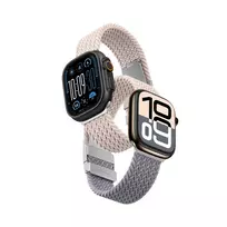 Set of 2 AmazingThing Blend Band for Apple Watch 45/46/49mm – Rožinė-Gray/Rožinė