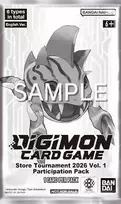 Bandai Tcg Digimon Card Game - Official Store Tournament 2026 Vol.1 Pack Booster