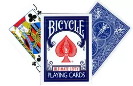 Bicycle mėlynos kortos kairiarankiams pokeriui ir triukams