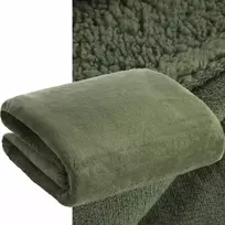 PREMIUM pledas–lovatiesė 70x160 cm, alyvuogių spalvos