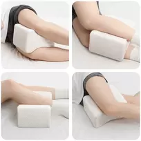 Knee Pillow Baltas Atminties putplastis ir poliesteris