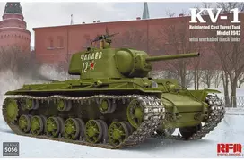 RFM Rye Field KV-1 tankas 1942 bokštas plastikinis modelis 1/35