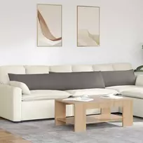 Sofa Pagalvės 2 pcs Šviesiai pilka 200 x 40 cm