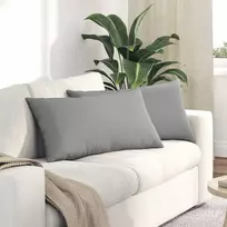 Sofa Pagalvės 2 vnt. audinys Debesų pilka 80 x 40 cm