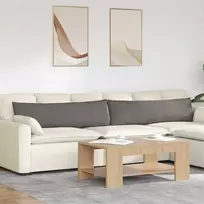 Sofa Pagalvės 2 pcs Šviesiai pilka 145 x 40 cm