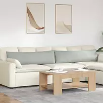 Sofa Pagalvės 2 pcs Šviesiai pilka 145 x 40 cm