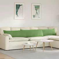 Sofa Pagalvės 2 pcs Šviesiai žalia 200 x 40 cm