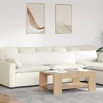 Sofa Pagalvės 2 vnt. audinys Balta 200 x 40 cm