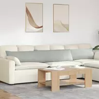 Sofa Pagalvės 2 pcs Šviesiai pilka 200 x 40 cm