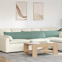 Sofa Pagalvės 2 pcs Jūrinė žalia 200 x 40 cm Kordūrinis audinys