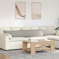 Sofa Pagalvės 2 vnt. audinys Šviesiai pilka 200 x 40 cm