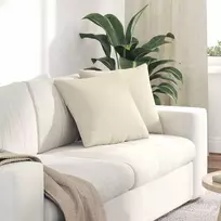 Sofa Pagalvės 2 pcs Smėlio 45 x 45 cm audinys