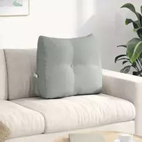 Apsaugos Pagalvė Šviesiai pilka 60 x 24 x 50 cm Aksomas