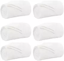 Mesti antklodės 6 pcs Balta 220 x 240 cm Flysas