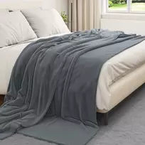 Mesti antklodės 6 pcs Tamsiai pilka 240 x 270 cm Flysas
