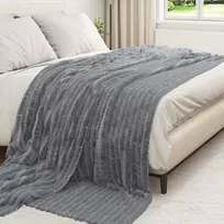 Mesti antklodės 6 pcs Tamsiai pilka 240 x 220 cm Flysas