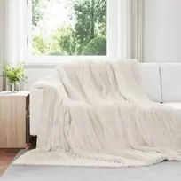 Mesti antklodės 6 pcs Kreminė 270 x 240 cm Flysas