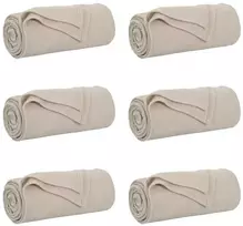 Mesti antklodės 6 vnt. Smėlio 200 x 150 cm 2.61 kg Flysas