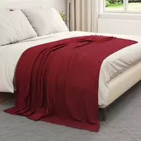 Mesti antklodės 6 vnt. Bordo raudona 200 x 150 cm 2.52 kg