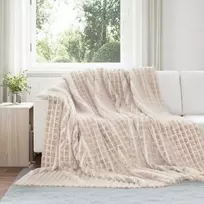 Mesti antklodės 6 pcs Smėlio 240 x 220 cm Flysas