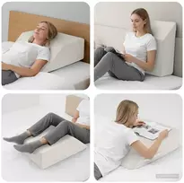 Koja pagalvė Paprastas Balta 63 x 52 x 19,5 cm PU putos