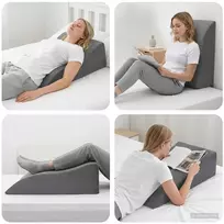 Koja pagalvė Pilka 68 x 41 x 21 cm PU putos