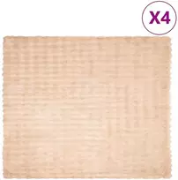 Neslystanti antklodė iš dirbtinio triušio kailio Olite 4 pcs