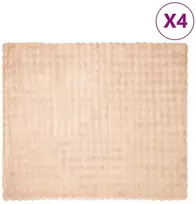 Neslystanti antklodė iš dirbtinio triušio kailio Olite 4 pcs