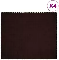 Neslystanti antklodė iš dirbtinio triušio kailio Olite 4 pcs