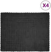 Neslystanti antklodė iš dirbtinio triušio kailio Olite 4 pcs