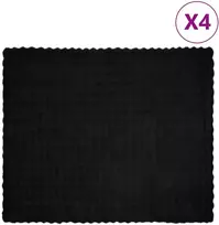Neslystanti antklodė iš dirbtinio triušio kailio Olite 4 pcs