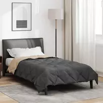 Vasaros antklodė Antracito ir taupe 200 x 135 cm Mikropluoštas