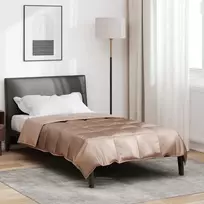 Vasaros antklodė Auksinė 135 x 220 cm Satin ir mikropluoštas